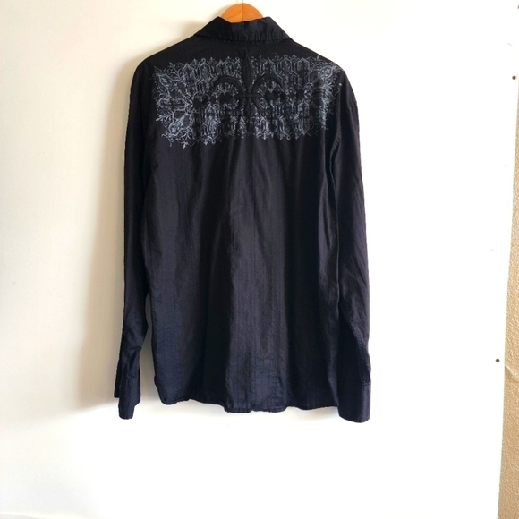 Roar Longsleeve Embroidered Buttonup Shirt Size 2xl - Picture 2 of 6